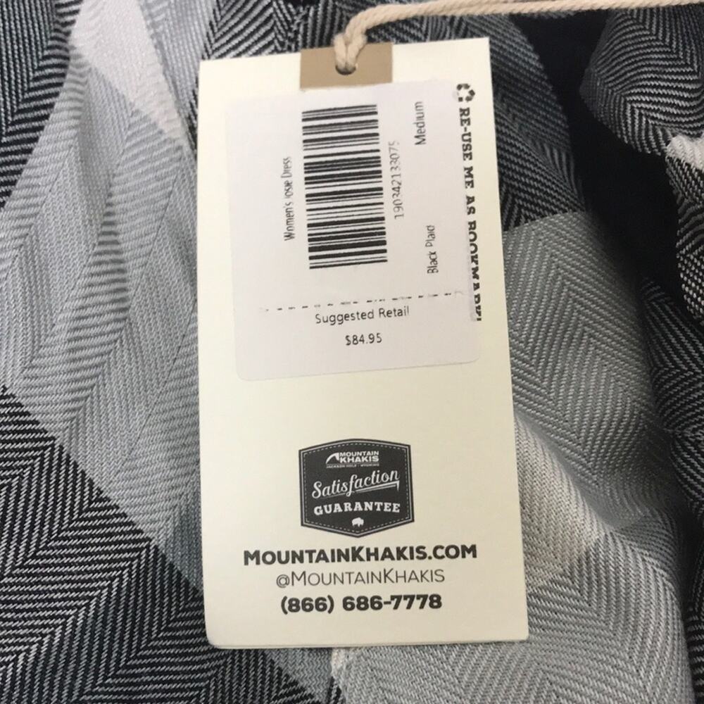 NWT Mountain Khakis Flannel Dress - Picture 4 of 6